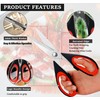 2 Packs Kitchen Shears, Kitchen Scissors, Heavy Duty Meat Scissors,