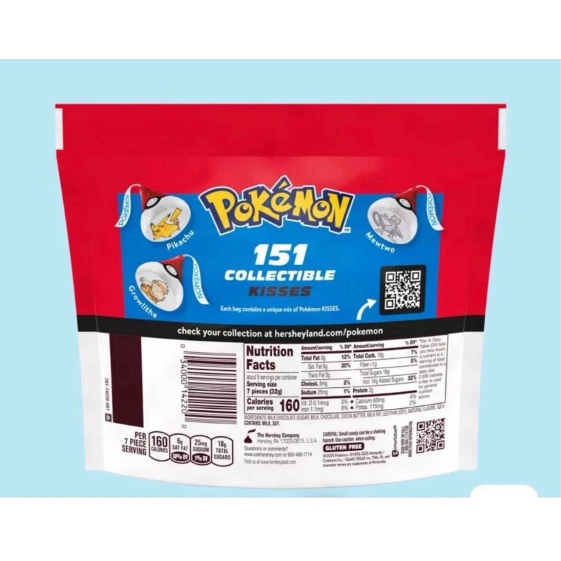 Hershey's Hershey Pokémon 151 Collectible Hershey Kisses Collect Them All