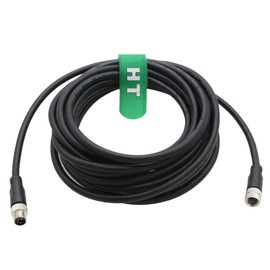 HangTon Actuator Sensor Cable M8 4-Pin Female Plug for Banner Baumer Turck Sick Omron Automation Control Field Device Switch Shielded PVC 30 m