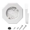 Siding Mounting Block, 8141DBL Siding Mounting Kit with Built-in Electrical