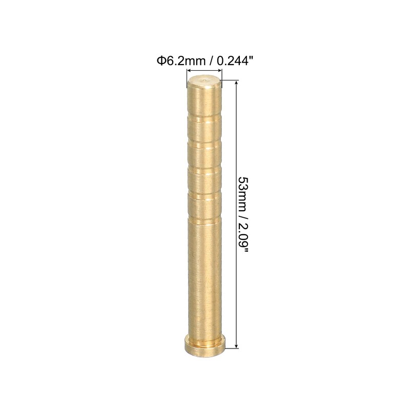 PATIKIL 150 Grain Archery Arrow Brass Insert, 6 Packs Insert
