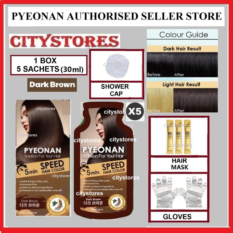 No Brand PYEONAN Speed Hair Color 1 box Pyeo nan