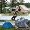 VBSYUYQ 10 Pcs Aluminium Alloy Tent Guyline Adjusters for Camping