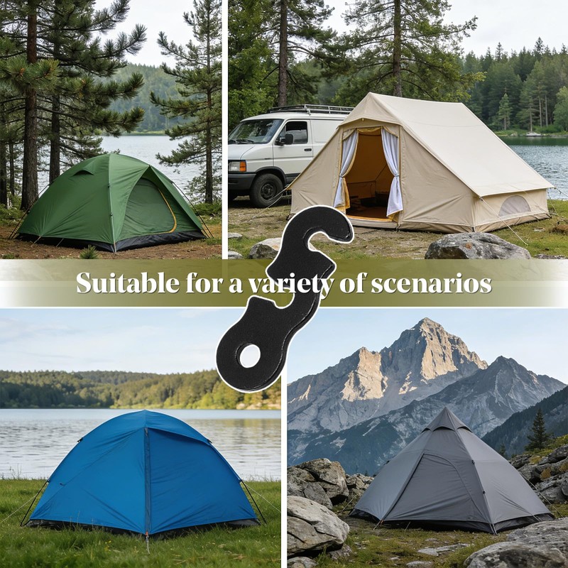 VBSYUYQ 10 Pcs Aluminium Alloy Tent Guyline Adjusters for Camping