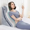 Wedge Pillow for Sleeping, Orthopedic Bed Wedge Pillow Set, 15-in-1
