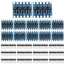 HUAREW IIC I2C Logic Level Converter Bi-Directional Module with 4 Way Channels 5V to 3V Shifter Compatible with Arduino(12 pcs)