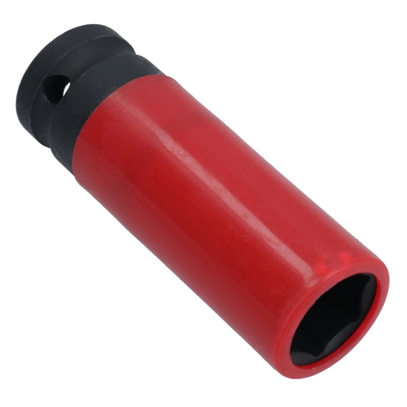 17mm Double Deep Impact Metric Alloy Wheel Nut Socket Thin