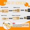 Air Coupler & Plug Kit,60Pcs 1/4 Inch NPT Air Tool