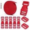 BEYOURD Buckle and Strap Set, 10 Yards Polyester Webbing Strap
