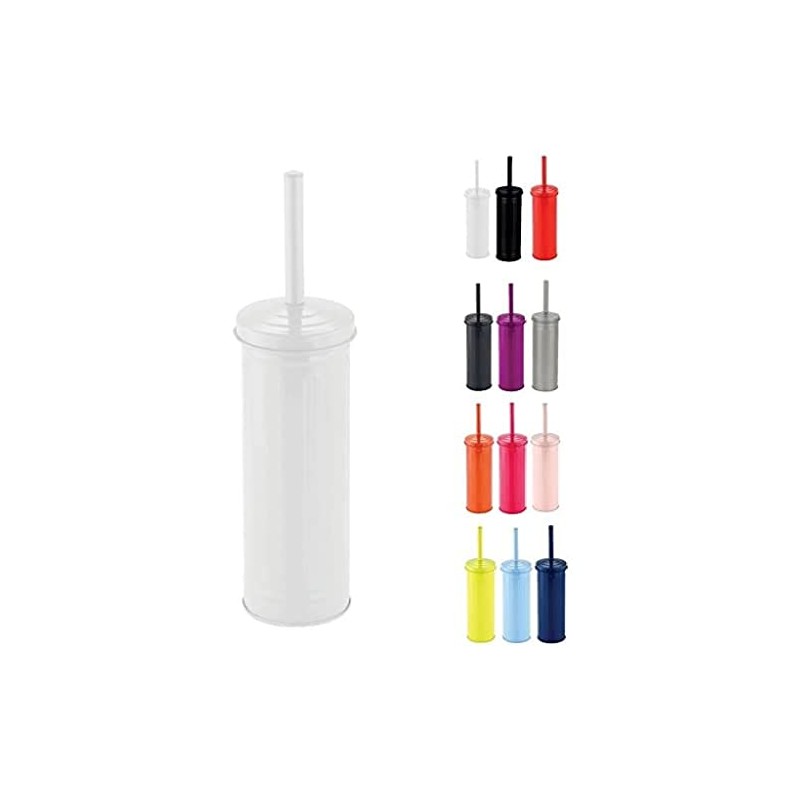 MSV Habana Toilet Brush with Hygienic Container White