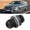 Fuel Cell Bulkhead Fitting with PTFE Washer Black Anodized 6061‑T6