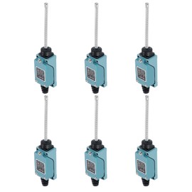 sourcing map Limit Switch Flexible Coil Spring Momentary Switch ME-9101 1NC+1NO for 3D Printer Door Switch 6 Pcs