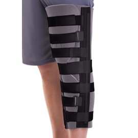 Medline ORT2420019 Cut-Away Knee Immobilizer, Universal, 19"