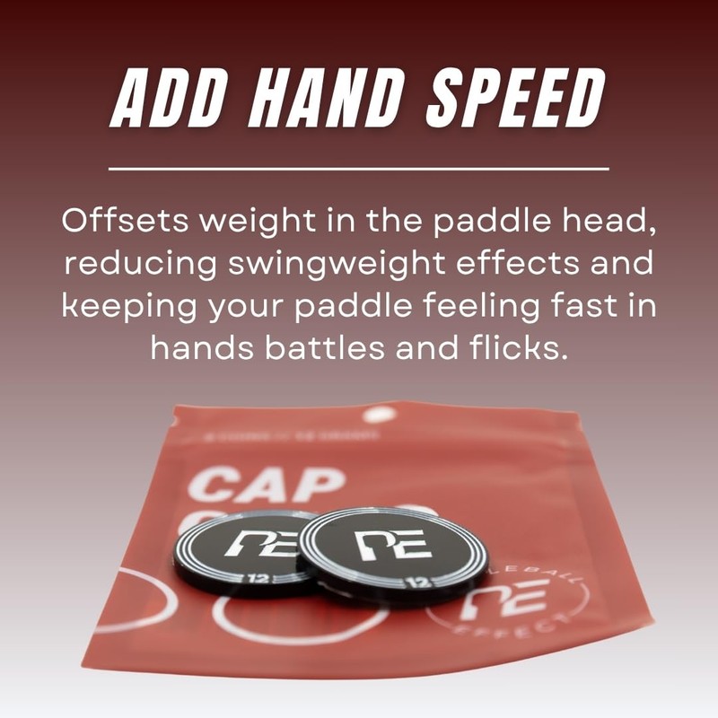 Cap Coins Weighted Paddle Counterbalance – Enhances Hand Speed and
