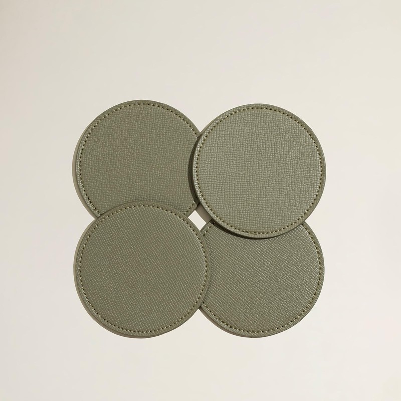 OLETHA Drink Coasters Set of 4 - Aesthetic Coaster for