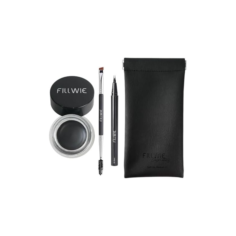 Sello De Pomada Para Cejas, Lápiz Líquido Para Cejas Con
