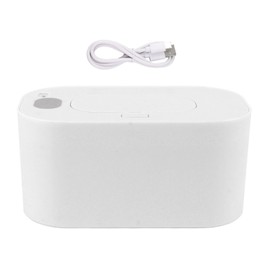 Wipe Warmer Wet Wipe Dispenser USB Powered Constant Temperature Large Capacity with Display Wipe Heater for Infants White
