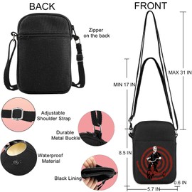 Jigsaw Killer Crossbody Bag Jigsaw Killer Gifts Horror Movie Character Crossbody Purse Jigsaw Killer Merch (RideBike People UK)