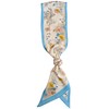GIMIRO Satin Silk Scarf 148 x 13.5 cm, Tie, Double
