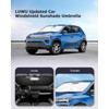 LUWU LUWU Auto-Sonnenschutz Kompatibel mit Dacia Spring EV 2022 2023