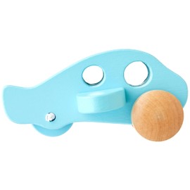 Hape E0050 Little Plane - Wooden Push and Pull Along Airplane Toy - Suitable for 10 months and up