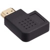 Elecom AD-HDAAB04BK HDMI Extension Connector, L-Shaped [Left Angle] HDMI (Female)