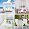 FAMMOM Wicker Repair Material， Flat Synthetic Rattan Weaving Material Plastic