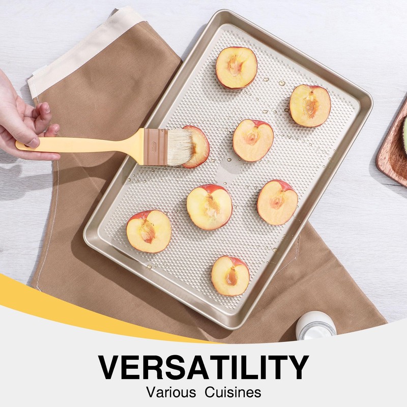 Jelly Roll Pan 15x10 - HONGBAKE Commercial Cookie Sheets for
