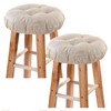 LYLNBYWK Bar Stool Covers Set of 2, Stool Covers Round