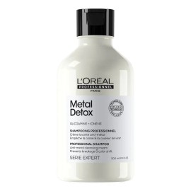 L'Oréal Professionnel Serie Expert Metal Detox Shampoo Anti-Metales Protector de Color y Anti-Quiebre para Cabello Teñido, con Glicoamina, Sin Sulfato