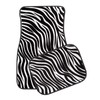 4 Pcs Car Floor Mats Zebra Print Universal Automotive Foot