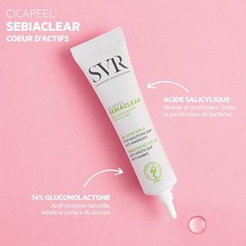 SVR Sebiaclear Cicapeel Gel Activo para Piel con Tendencia al Acné, 15 ml