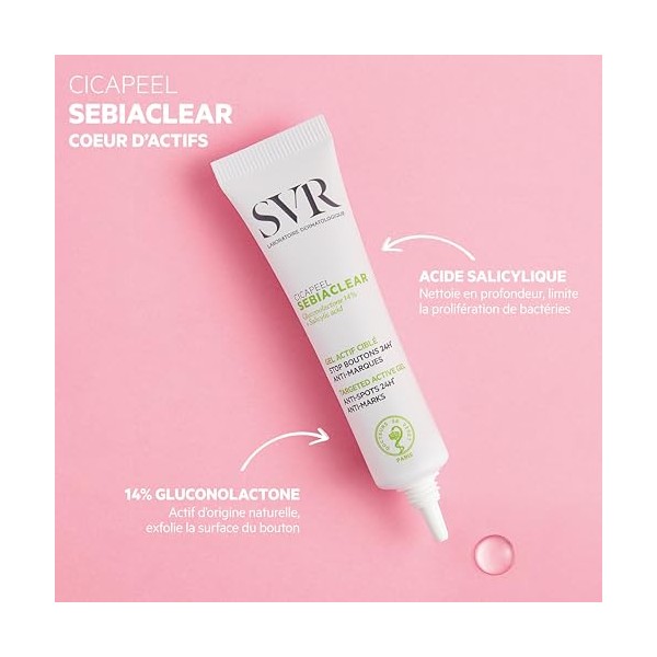 SVR Sebiaclear Cicapeel Gel Activo para Piel con Tendencia al