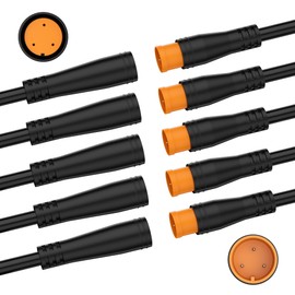 baluoqi Electric Bike Extension Cable Connector -3Pin, Waterproof, Perfect as Ebike Battery Connector