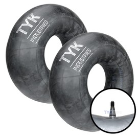 Two TYK 5.00-16, 5.50-16 Farm Tractor Implement Tire Inner Tube with a TR15 Valve Stem
