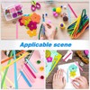 12 Pieces Paper Quilling Tools, 4 Colors Slotted Kit Rolling