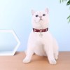 PetsHome Cat Collar, Dog Collar, [Bling Rhinestones] PU Leather Adjustable