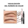 Erinde Kit de Lápices de Cejas, Resistente al Agua y