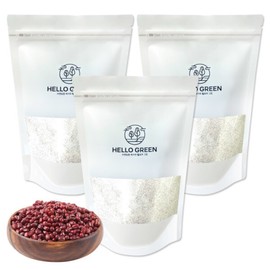 Hello Green Domestic Roasted Red Bean Powder 500gX3 (Pack) Total 1.5kg / 헬로우그린 국내산 볶은 팥 분말 가루 500gX3(팩) 총1.5kg