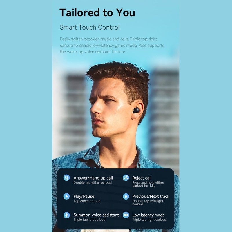 HAYLOU GT1 2022 Version True Wireless Earbuds BT5.2 AI Call