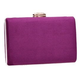 SWANKYSWANS Women's Clutch One Size - Purple -