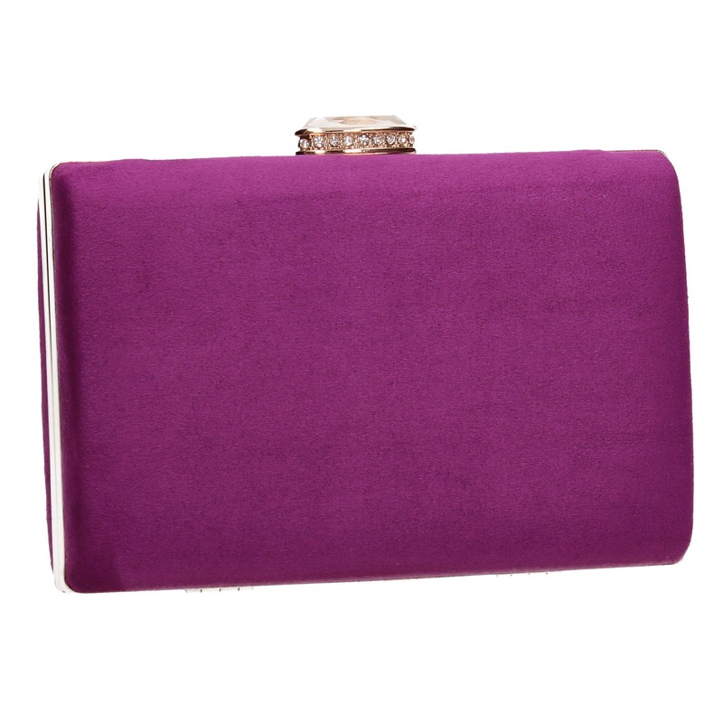 SWANKYSWANS Women's Clutch One Size - Purple -