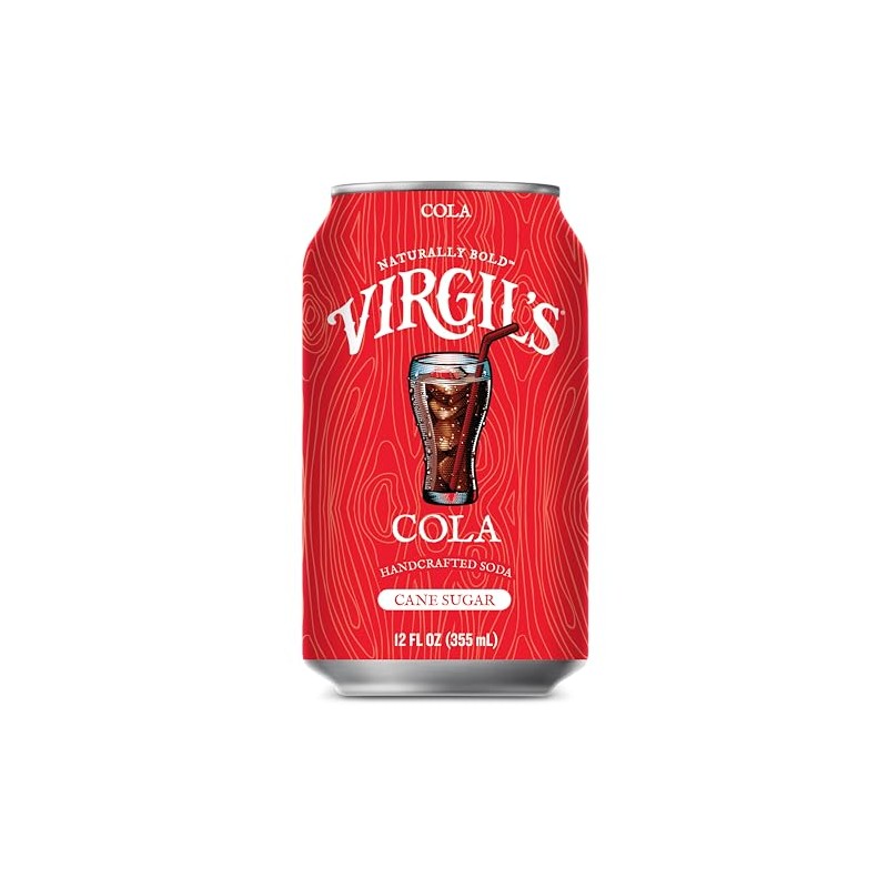 Virgil's Handcrafted Cola - Bold Flavor, Caffeine Free - 12oz