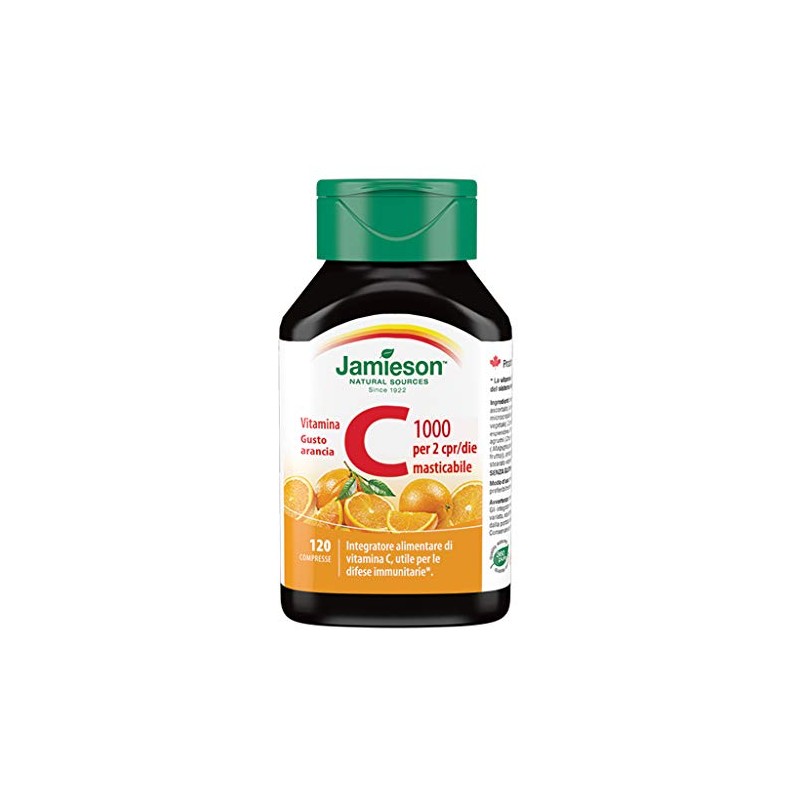 Vitamina C 1000 Masticabile Arancia 120 Compresse