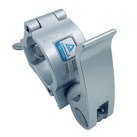 Tyqzor 1 Pcs 1.6" Silver Quick Lock Release Stage Lighting Clamp-TUV certification, Truss Clamp, Fits 1.5"-1.6"(38-41mm) OD Pipe, Heavy Duty 220 Lbs Aluminum DJ Truss Mount