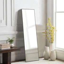 59"L x 16"W 16"x59" Full-length Floor Mirror Large Wall Bedroom Stand Alloy Frame Mirrors