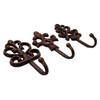 Shabby Chic Cast Iron Decorative Wall Hooks - Rustic -