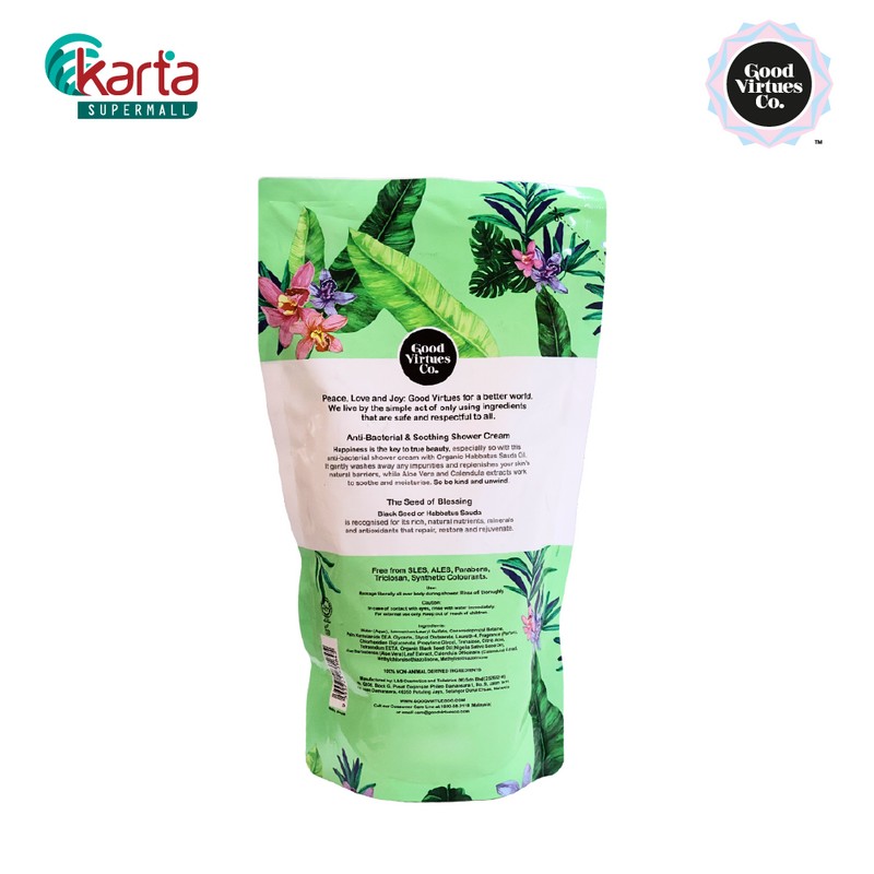 Good Virtues Co. Anti-Bacterial & Soothing Shower Cream with Cica