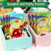 ZMLM Scratch Art Party Favors: 16 Pcs Birthday Gifts Goodie