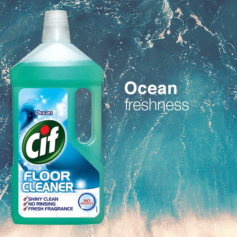 CIF Ocean Multipurpose Floor Cleaner with Shiny Clean & Fresh
